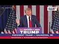 Donald Trump LIVE | Trump's Bid To Win Back Wisconsin | Trump On Economy, Immigration At Waukesha