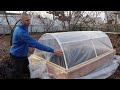 How to Build a HINGED HOOPHOUSE for a Raised Bed Garden