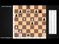 Kasparov defeats Kamsky with the English Attack