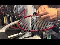 How to re-string a Yonex Voltric lite badminton racquet