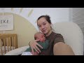 *realistic* 24 HOURS WITH A NEWBORN VLOG: night feedings, target run, friends visit, packing orders!