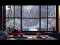 Relaxing Blizzard for Sleep | Snowstorm Sounds with Wind Reduce Stress And Help Insomnia