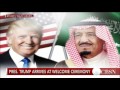 President Trump arrives in Saudi Arabia