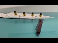 Review and sinking video of Ships from the Box. Britannic, Titanic, Gold Titanic, Carpathia.