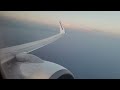 Ryanair B738 sunset takeoff at Barcelona runway 06R (LEBL/BCN)