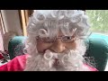 FULLY WORKING Gemmy 2009 Animated Airblown Realistic Sitting Santa in Chair with Puppy 🎅🎄☃️