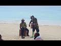 Jamaican singers on world famous Negril 7 Mile Beach ⛱️        #beach #mariachi