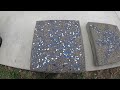 How to Make GLASS CONCRETE Stepping Stone Pavers