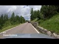 Driving in Italy 24: Passo Sella (Sella Ronda) 4K 60fps