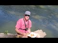 BOBBER FISHING A Rock Bank!! (Catch and Cook)