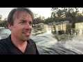 RECORD-BREAKING river flooding on Peace River in Arcadia, Florida from Hurricane Ian