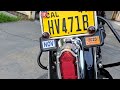 1947 Harley Davidson WL for sale cold start video. Part 1