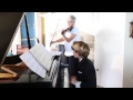 Vivaldi - Sonata in F Major Performed by  James Bell & Linda on violin
