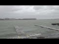 Strong Storm System Brings Huge Waves Along the Niagara River (Part 1 of 2)