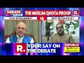 Congress Exposed On Muslim Quota | Maharashtra Leader Compares Yogi To Ravan | Debate With Arnab