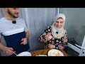 أول مرة بتطبخ زينة عالقناة 😍 شو كان رأي أم سامر بالطبخة 😱