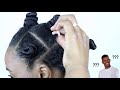 How To | Perfect Bantu Knots on Natural Hair & Transitioning Hair
