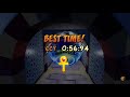 Crash Bandicoot N. Sane Trilogy high time gold relic