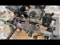 Large Saw Chain Wood Chipper - DIY. Log Eater.