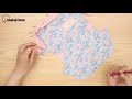 DIY Makeup pouch bag | 꽃무늬 메이크업 파우치 | Cosmetics bag tutorial - sewing pattern #sewingtimes