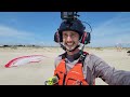 Flying Paramotor from Frying Pan Tower across 32.5 Miles of Ocean! Making History!