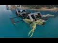 I Built a Modern Ocean Tek Base with Water Pen in ARK: Survival Ascended