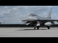 US, Polish F-16 Jets Take Off During NATO Exercise Baltic Operations 2017