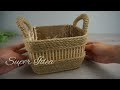 An amazing basket made of plastic canister with your own hands