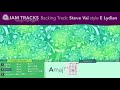 Backing Track: STEVE VAI Style Dreamy E Lydian/A Lydian Mode