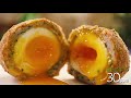 Scotch eggs with Italian sausage | Simple fried eggs and sausage recipe