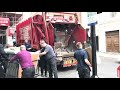 KP Waste Garbage Truck Rearloader Crushing Scrap Metal and Wood