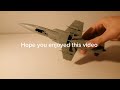 Building my f-104 starfighter 1:72 Academy (time-lapse)