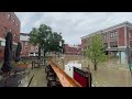 Main Street in Montpelier, Vermont, after flooding