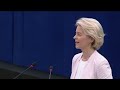 LIVE: Ursula Von der Leyen seeks approval from EU lawmakers for another term | REUTERS