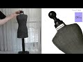I made a custom-fit pinnable dress form - DIY Homemade Mannequin cheap and easy