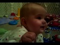 Cute baby exercises her vocal chords during Jeopardy