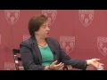 Associate Justice Elena Kagan speaks with Dean Martha Minow