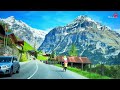 🇨🇭Driving In SWITZERLAND - Lauterbrunnen To Grindelwald | Stunning Swiss Mountain Village