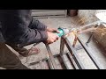 Making A metal chair 1+1 lnch square / how to make chair