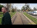 Drivers eye view, Ballarat tramways, August 2023