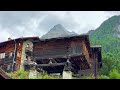 Les Haudères is a Swiss village in the beautiful Val d'Hérens 🇨🇭 Switzerland 4K