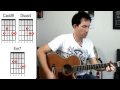 Wonderwall by Oasis - Acoustic Guitar Lesson - How to Play Strumming Chord Songs