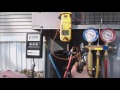 R-410A Charging! Charging a System that is Very Low on Refrigerant,  Avoid the Evap Freezing! Part 1