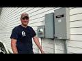 Wiring our Generac generator transfer switch to the meter can
