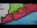 Konaseema district map drawing | Indian district maps | Episode 11
