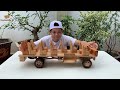 Wood Carving - TOYOTA COASTER MINI BUS - Woodworking Art