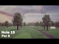 GSPro Course Flyover - Lenoir Golf Club - Designed by Strong Design Studio