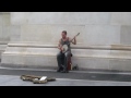 Banjo player at Washington square NYC