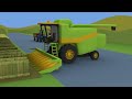 Tractors, Farm Machinery, Excavators, Bulldozer and Street Vehicles for Children - Video For kids