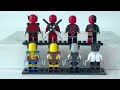 LEGO Deadpool & Wolverine | Wolverine Brown suit | Zombie Deadpool Unofficial Lego Minifigures